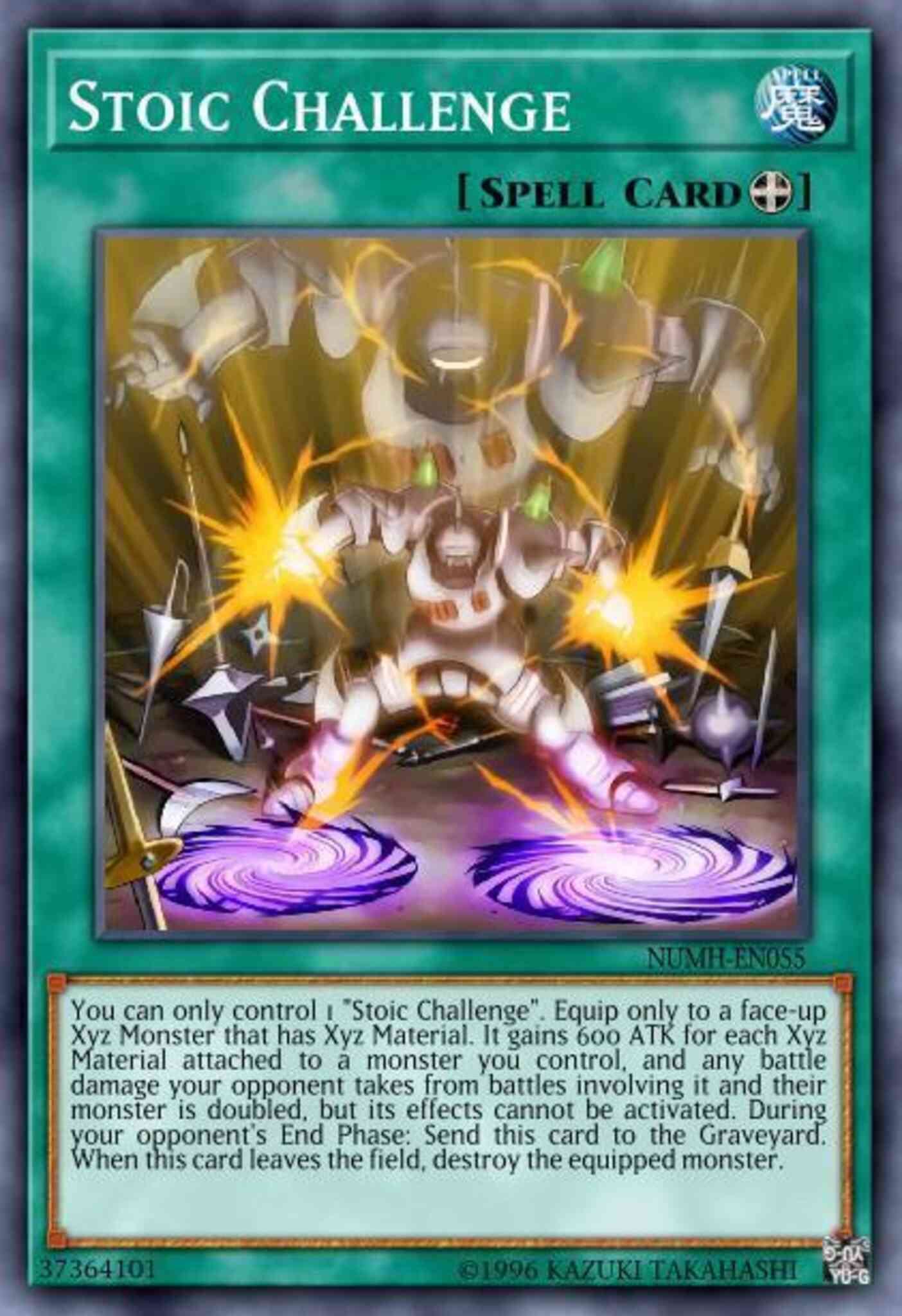 Stoic Challenge - NUMH-EN055 - Super Rare - 1st Edition