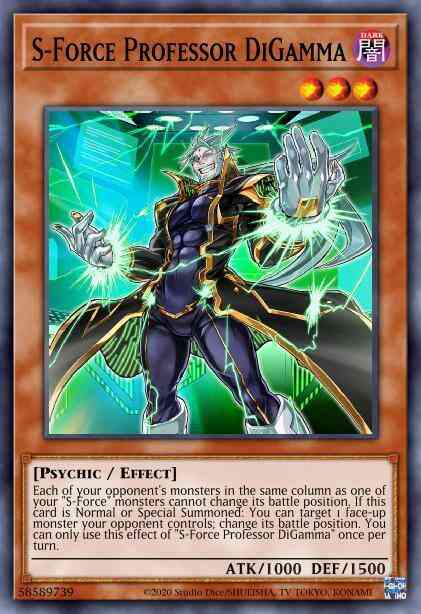 S-Force Professor DiGamma - BLVO-EN012 - Common - 1st Edition