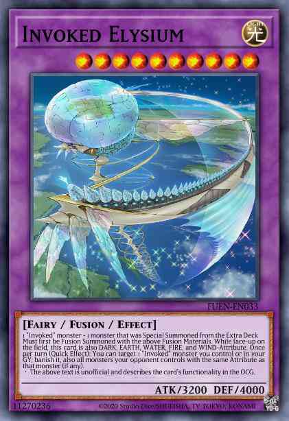 Invoked Elysium - FUEN-EN033 - Secret Rare - 1st Edition