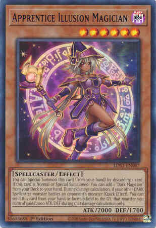 Apprentice Illusion Magician - Blue - LDS3-EN087 - Ultra Rare - 1st Edition