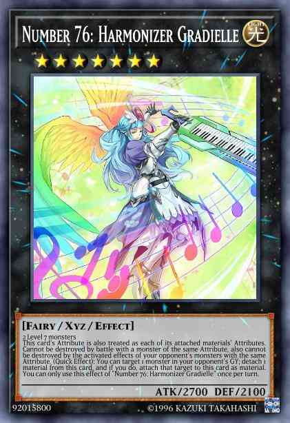 Number 76: Harmonizer Gradielle - BLHR-EN029 - Ultra Rare - 1st Edition