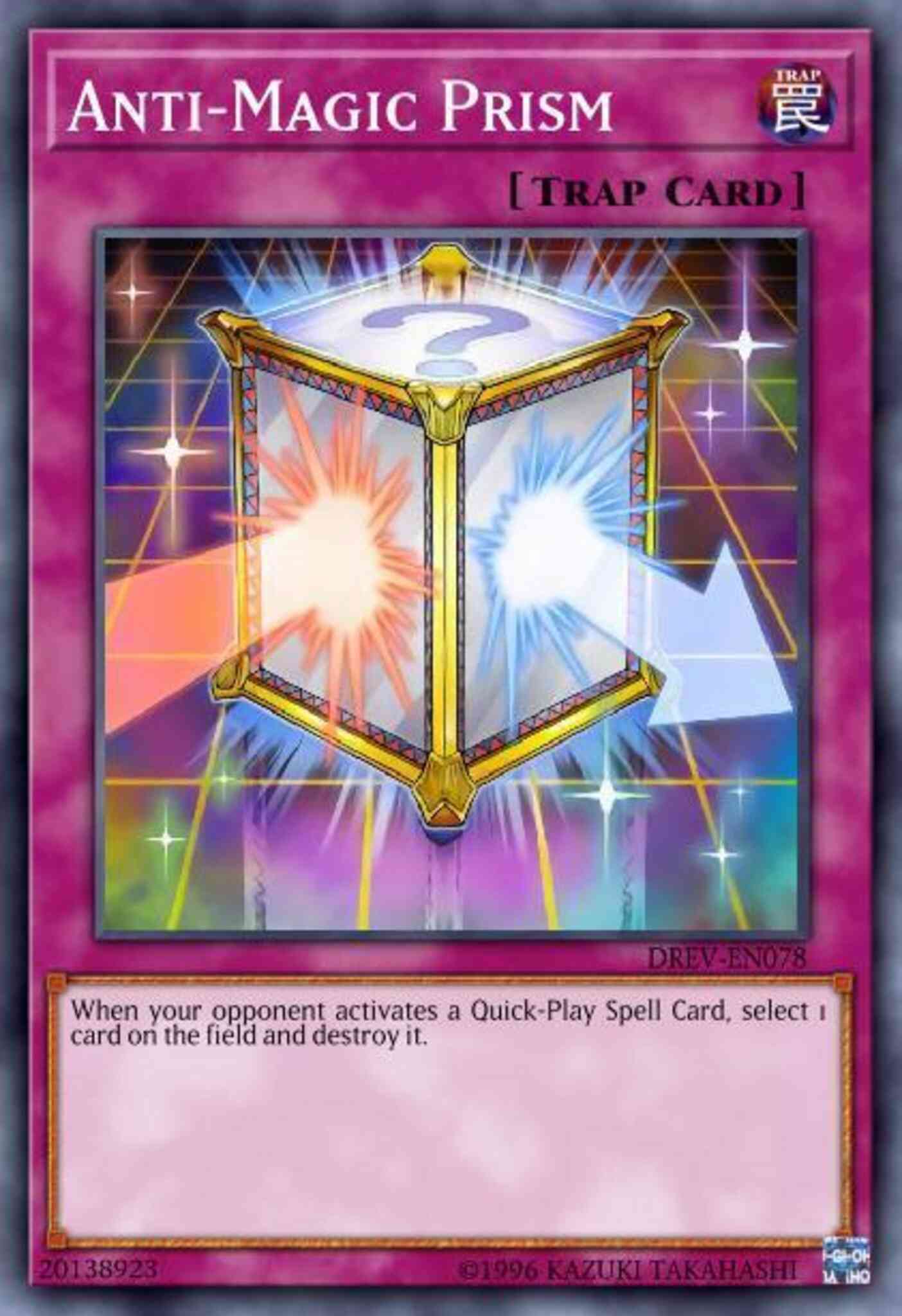 Anti-Magic Prism - DREV-EN078 - Common - 1st Edition