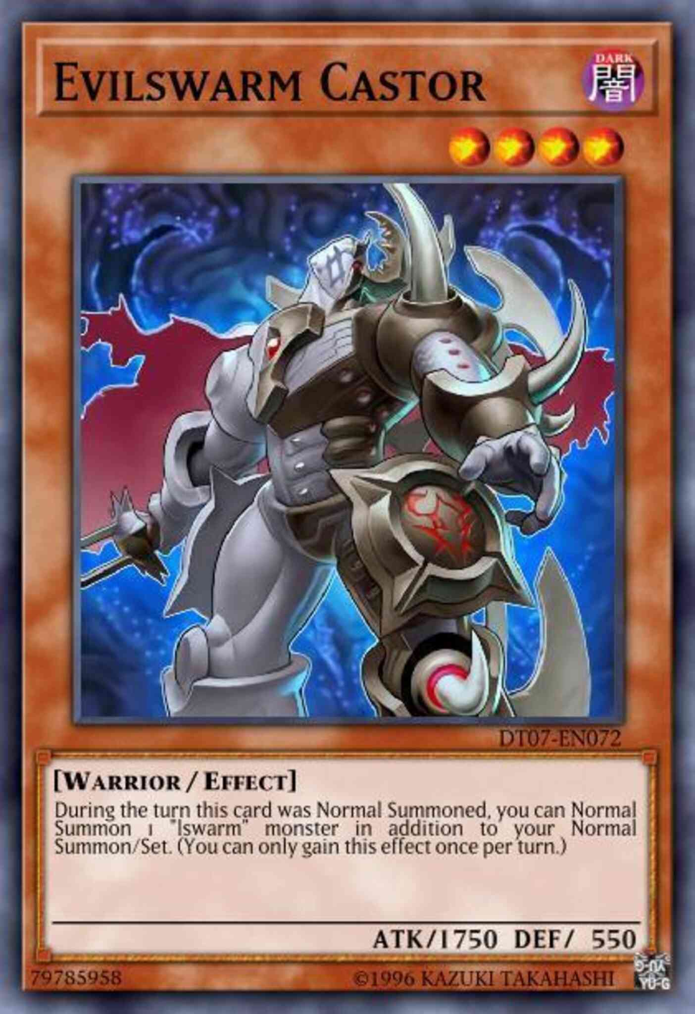 Evilswarm Castor - HA07-EN048 - Super Rare - 1st Edition