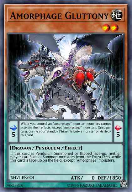 Amorphage Gluttony - SHVI-EN024 - Rare - 1st Edition