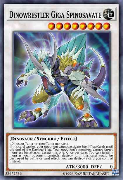 Dinowrestler Giga Spinosavate - DANE-EN034 - Rare - Unlimited
