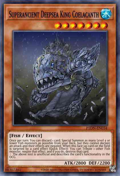 Superancient Deepsea King Coelacanth - TU03-EN014 - Common - Unlimited