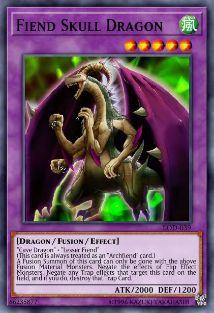 Fiend Skull Dragon - LOD-039 - Super Rare - Unlimited