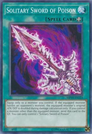Solitary Sword of Poison - MP19-EN123 - Common - Unlimited