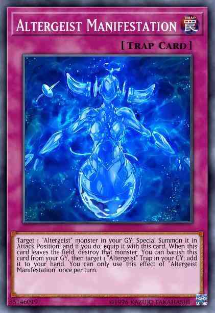 Altergeist Manifestation - EXFO-EN070 - Super Rare - Unlimited