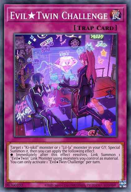 Evil★Twin Challenge - GEIM-EN021 - Rare - 1st Edition
