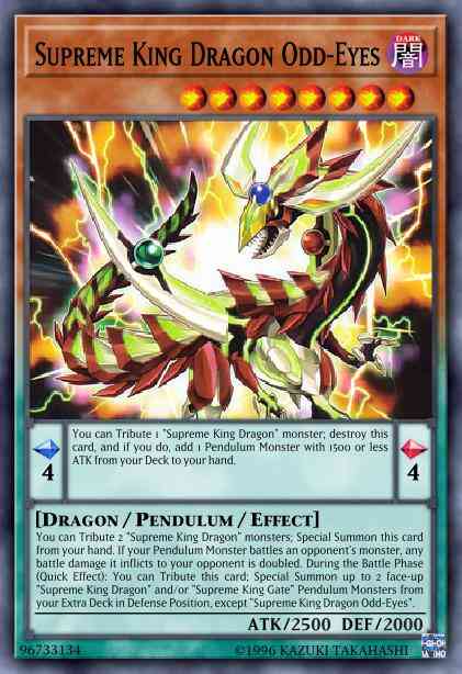 Supreme King Dragon Odd-Eyes - COTD-EN015 - Rare - 1st Edition