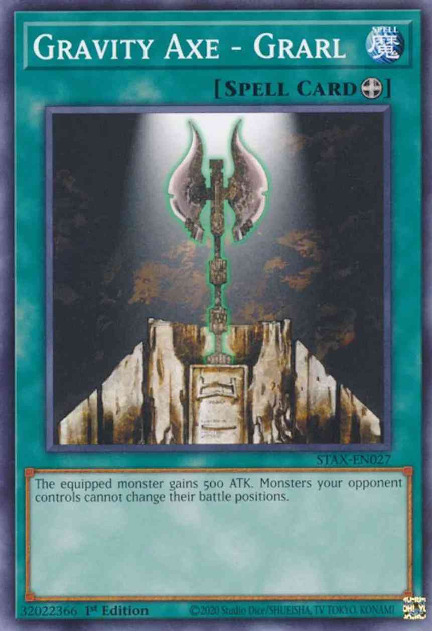 Gravity Axe - Grarl - STAX-EN027 - Common - 1st Edition