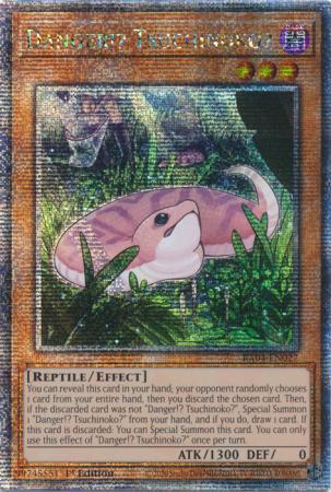 Danger!? Tsuchinoko? - RA04-EN027 - Quarter Century Secret Rare - 1st Edition