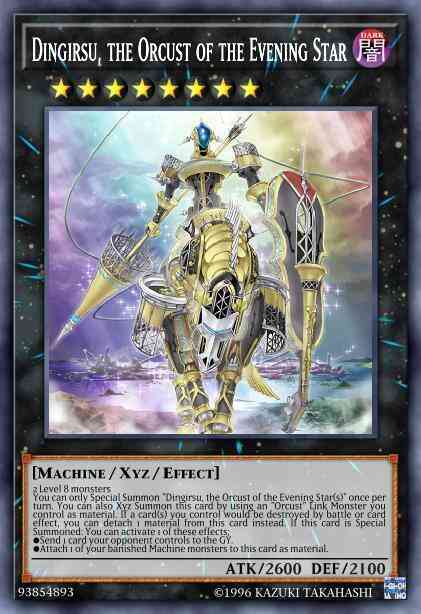 Dingirsu, the Orcust of the Evening Star - DANE-EN038 - Ultra Rare - 1st Edition