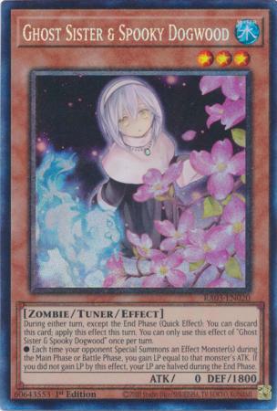 Ghost Sister & Spooky Dogwood - Alternate Art - RA03-EN020 - Prismatic Collector's Rare - 1st Edition