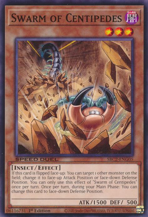 Swarm of Centipedes - SBC2-ENG05 - Common - 1st Edition