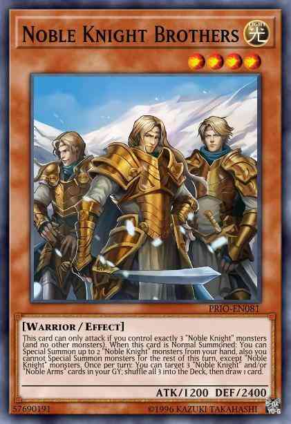 Noble Knight Brothers - PRIO-EN081 - Secret Rare - Unlimited