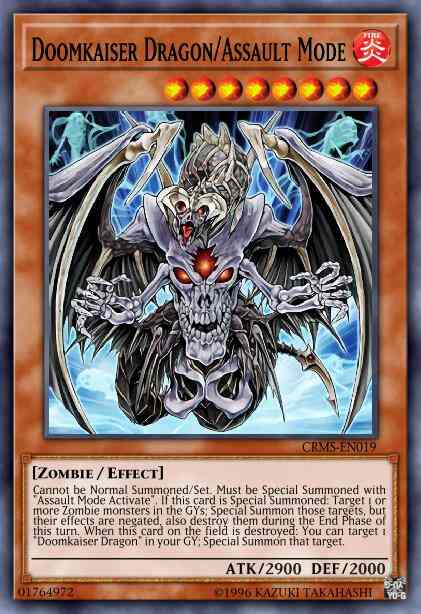 Doomkaiser Dragon/Assault Mode - CRMS-EN019 - Ultra Rare - 1st Edition