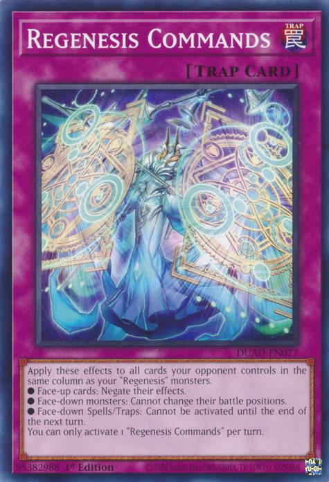 Regenesis Commands - DUAD-EN077 - Common - 1st Edition