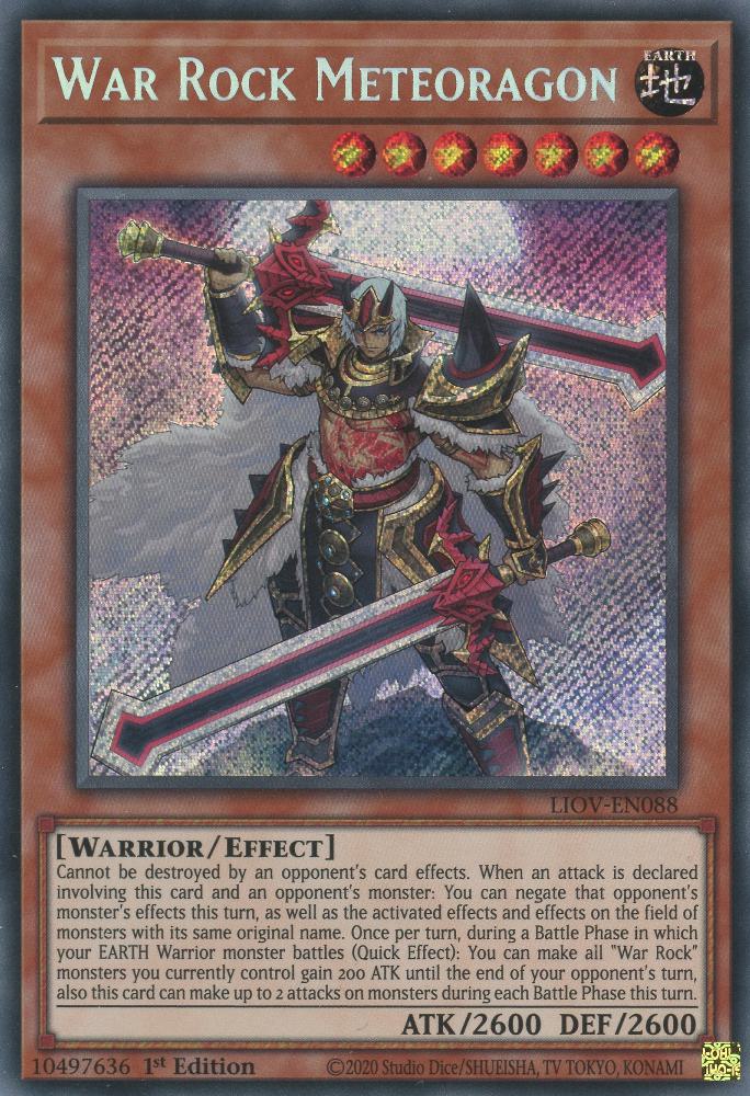 War Rock Meteoragon - LIOV-EN088 - Secret Rare - 1st Edition