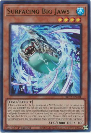 Surfacing Big Jaws - ROTA-EN001 - Ultra Rare - 1st Edition