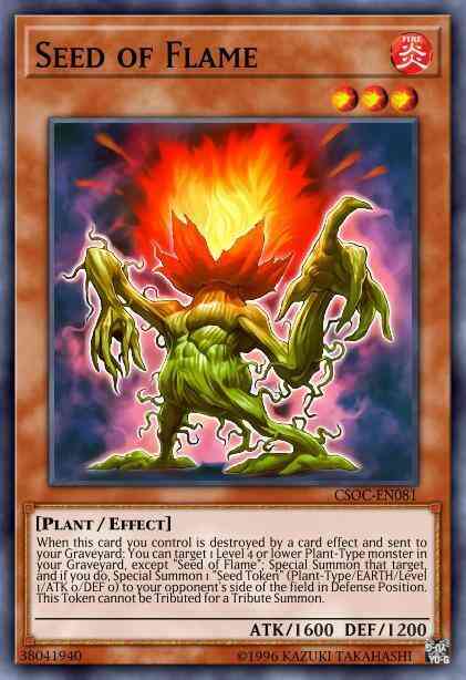 Seed of Flame - CSOC-EN081 - Ultimate Rare - Unlimited