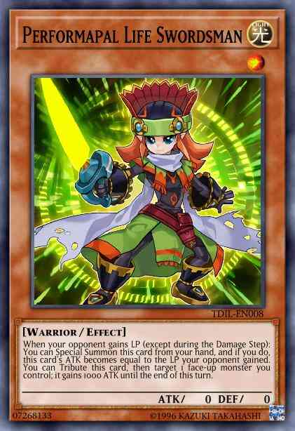 Performapal Life Swordsman - TDIL-EN008 - Common - 1st Edition