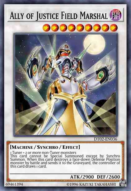 Ally of Justice Field Marshal - DT02-EN036 - Duel Terminal Ultra Parallel Rare - Duel Terminal