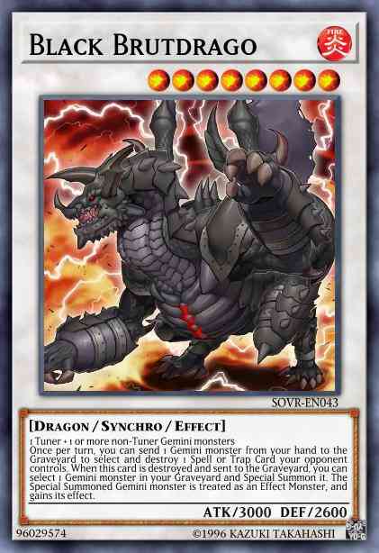 Black Brutdrago - SOVR-EN043 - Super Rare - Unlimited