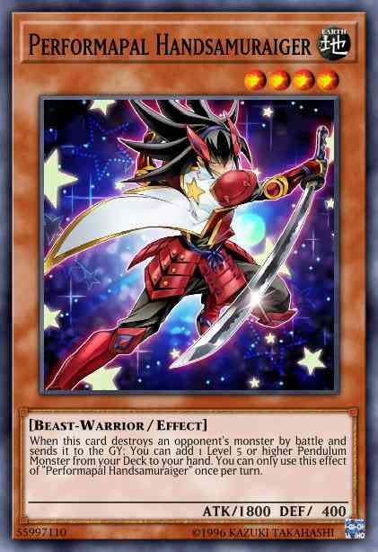Performapal Handsamuraiger - CYHO-EN093 - Common - 1st Edition