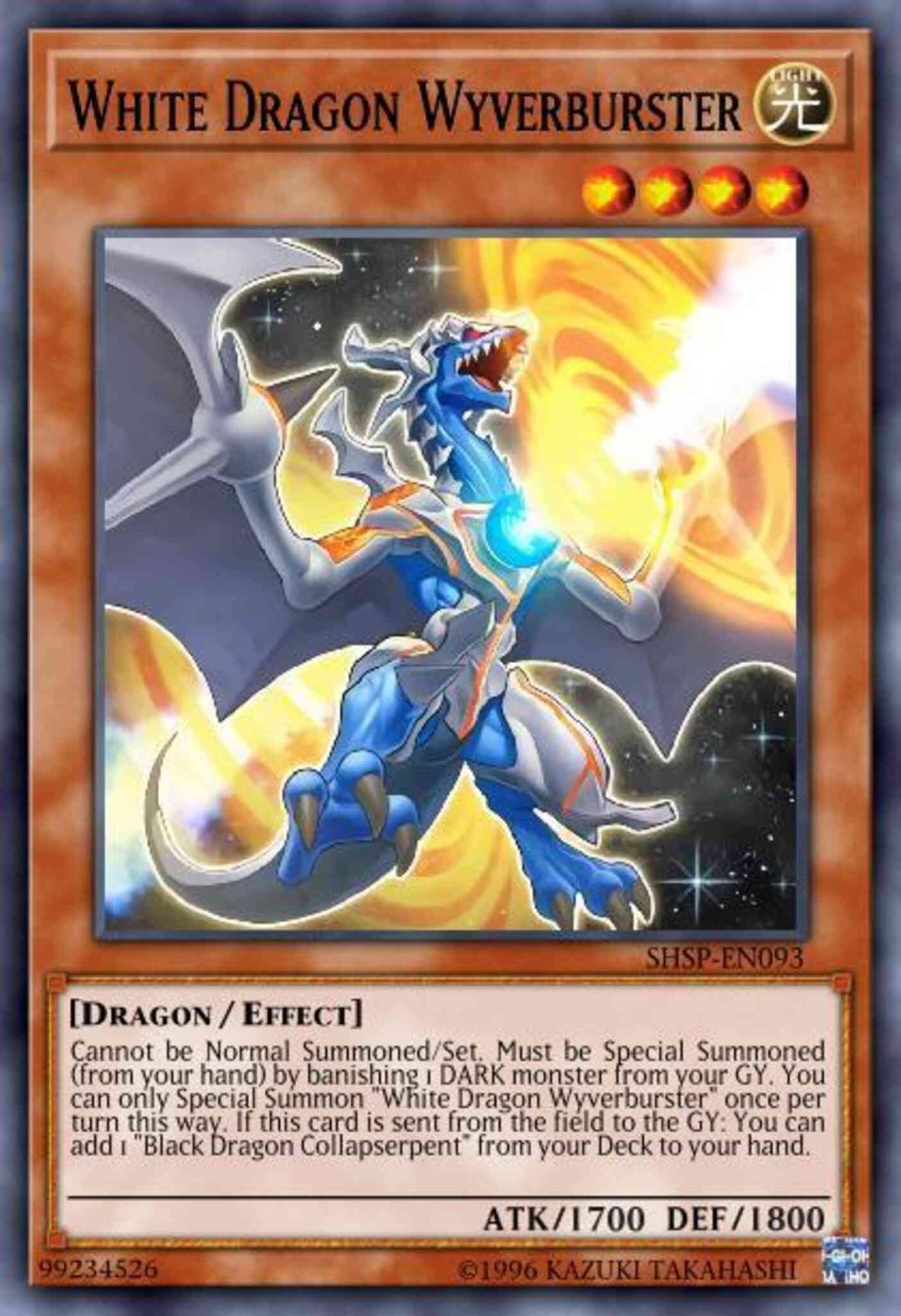 White Dragon Wyverburster - MP14-EN184 - Common - 1st Edition