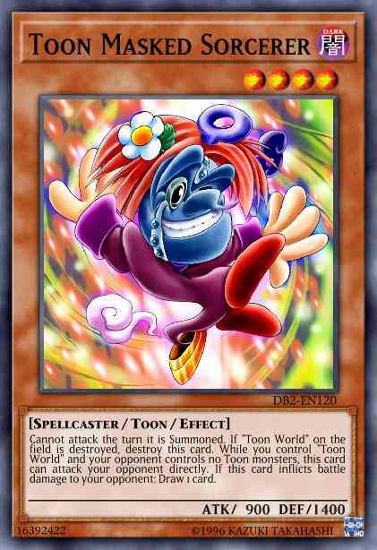 Toon Masked Sorcerer - LCYW-EN110 - Rare - 1st Edition