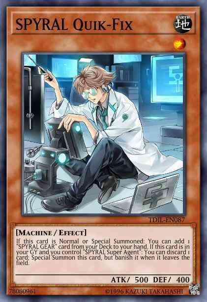 SPYRAL Quik-Fix - OP05-EN006 - Super Rare - Unlimited