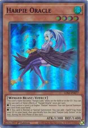 Harpie Oracle (Blue) - LDS2-EN077 - Ultra Rare - 1st Edition