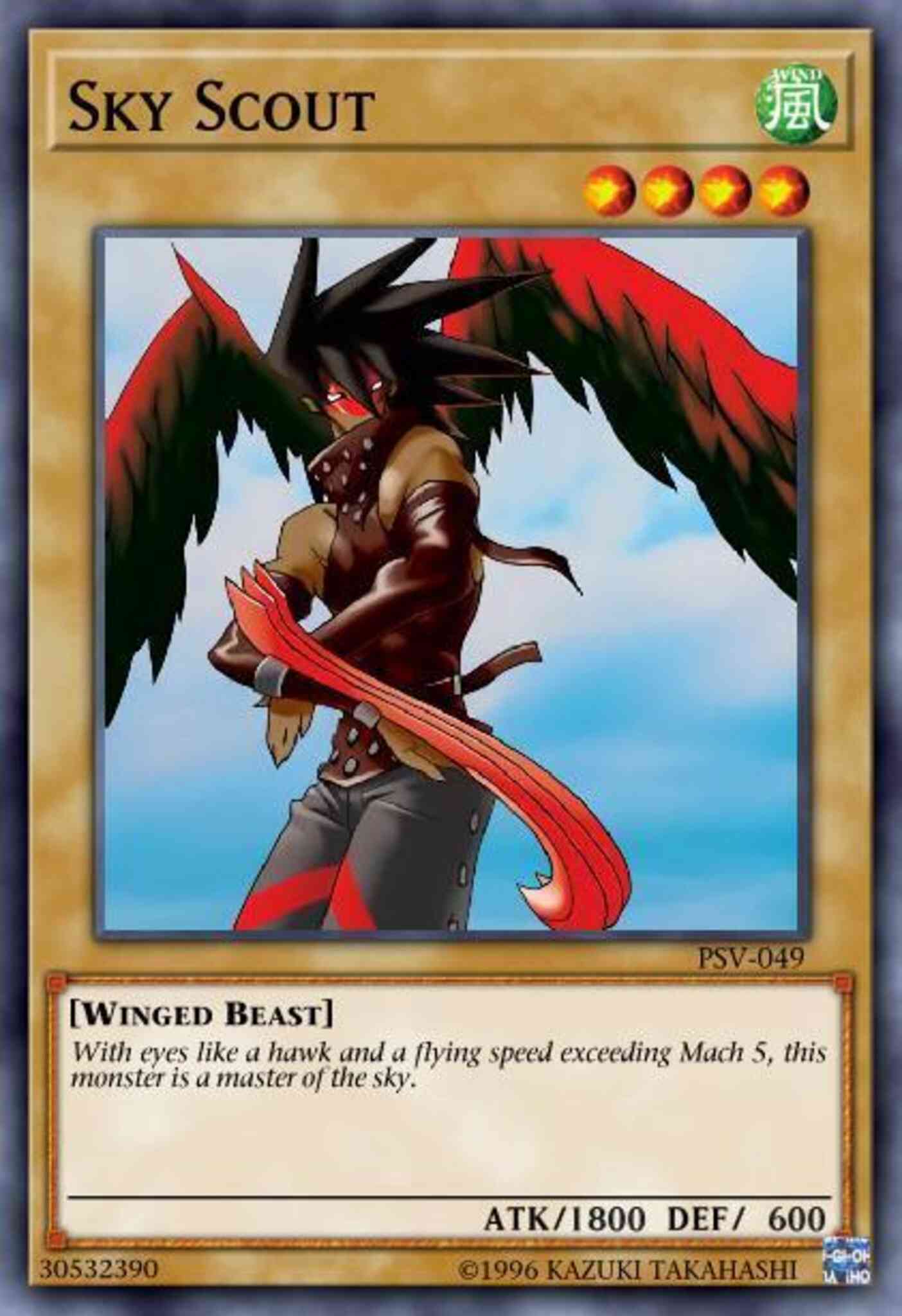 Harpie's Brother (Sky Scout) - SDJ-011 - Common - 1st Edition