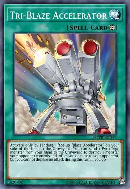 Tri-Blaze Accelerator - FOTB-EN041 - Ultimate Rare - Unlimited