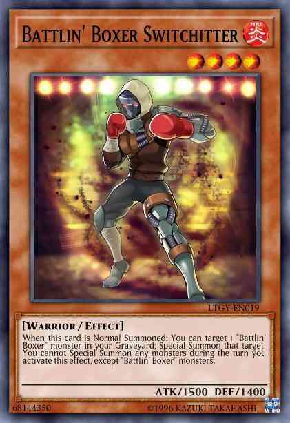Battlin' Boxer Switchitter - LTGY-EN019 - Common - 1st Edition