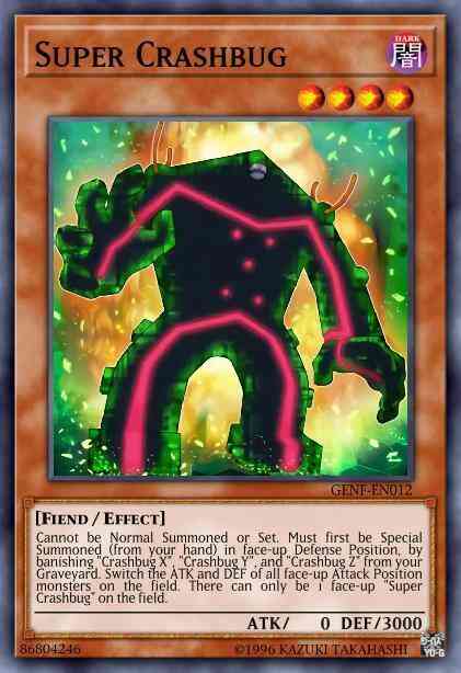 Super Crashbug - GENF-EN012 - Super Rare - 1st Edition