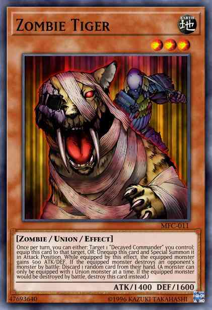 Zombie Tiger - MFC-011 - Common - 1st Edition