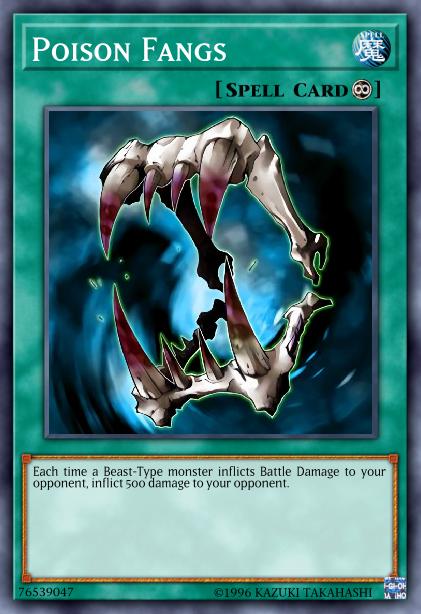 Poison Fangs - FET-EN038 - Common - 1st Edition