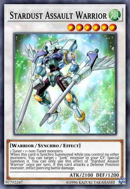 Stardust Assault Warrior - CT15-EN008 - Ultra Rare - Limited