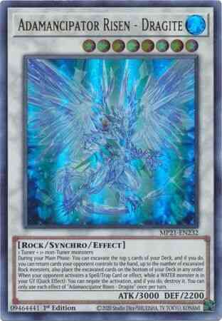 Adamancipator Risen - Dragite - MP21-EN232 - Ultra Rare - 1st Edition