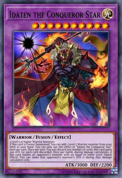 Idaten the Conqueror Star - BLRR-EN039 - Ultra Rare - 1st Edition