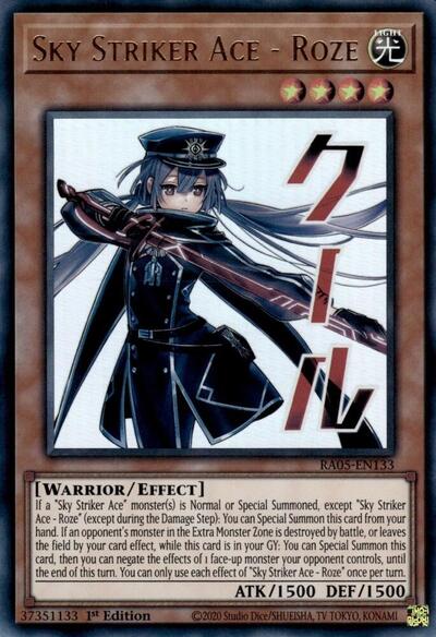 Sky Striker Ace - Roze - Stamp - RA05-EN133 - Ultra Rare - 1st Edition