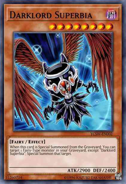 Darklord Superbia - YCSW-EN002 - Super Rare - Limited