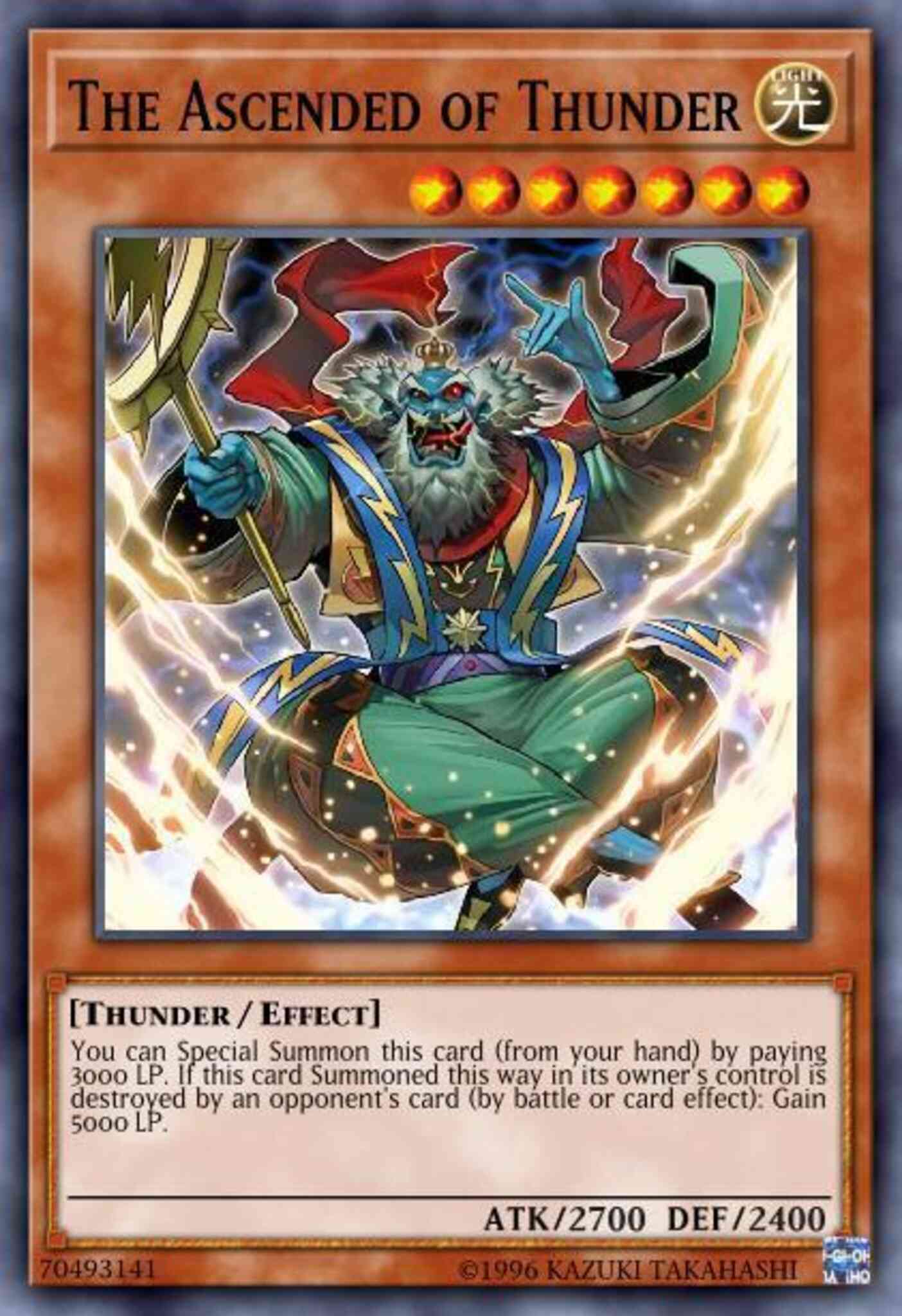 The Ascended of Thunder - COTD-EN036 - Short Print - 1st Edition