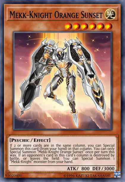 Mekk-Knight Orange Sunset - EXFO-EN016 - Common - Unlimited