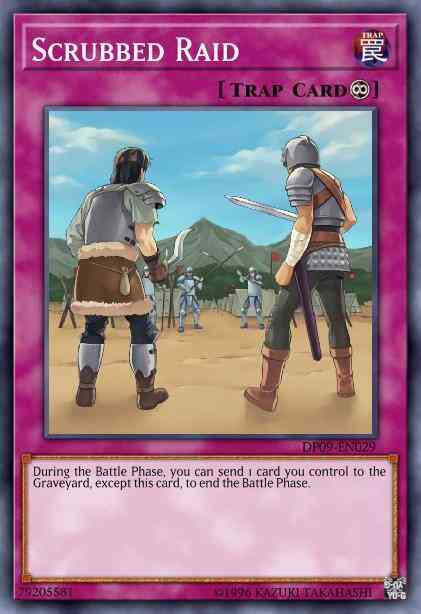 Scrubbed Raid - DP09-EN029 - Super Rare - 1st Edition