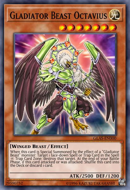 Gladiator Beast Octavius - LCGX-EN235 - Ultra Rare - 1st Edition