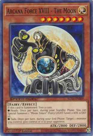 Arcana Force XVIII - The Moon - SGX4-ENB09 - Common - 1st Edition